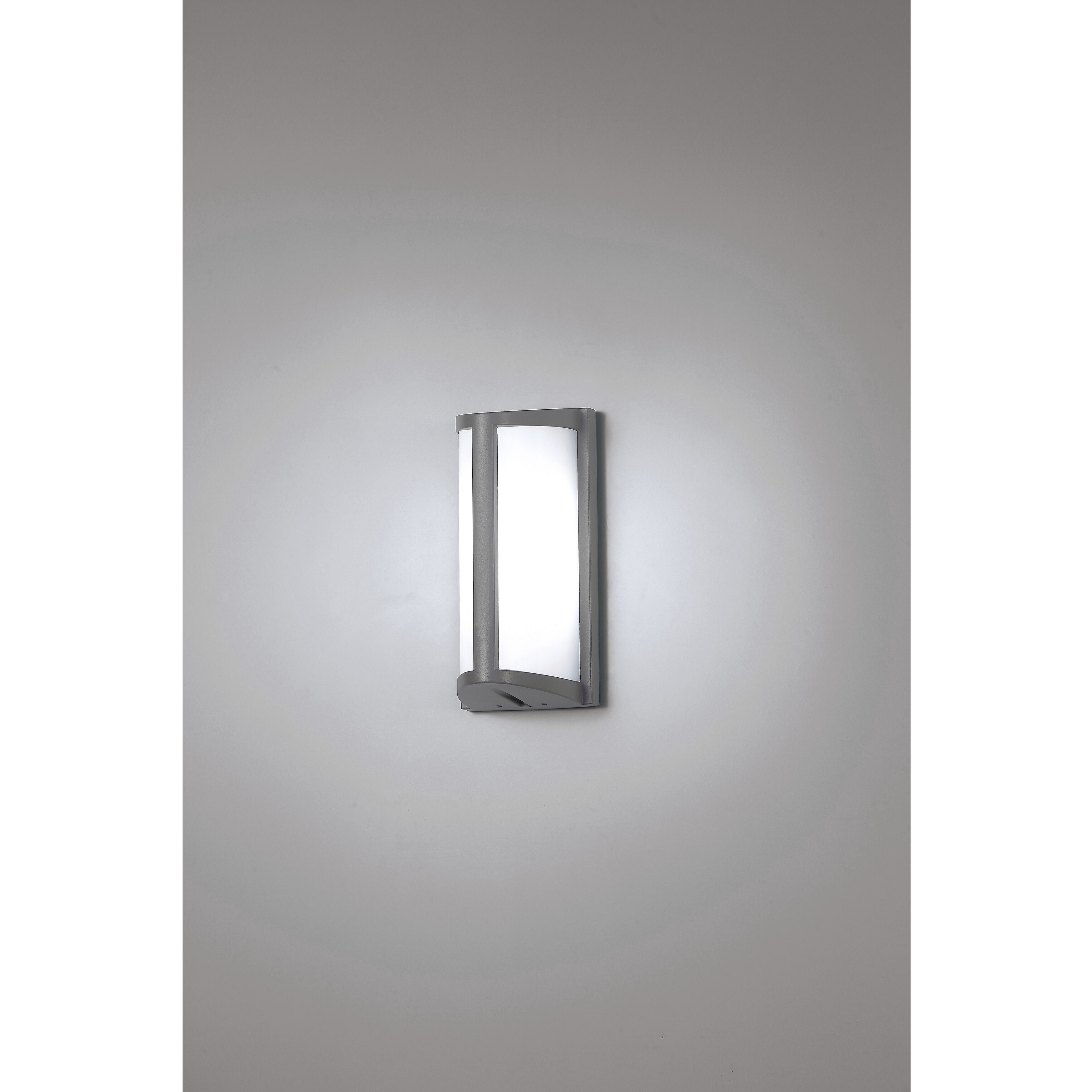 Margate LED 10.25 inch Satin and White Outdoor Wall Sconce