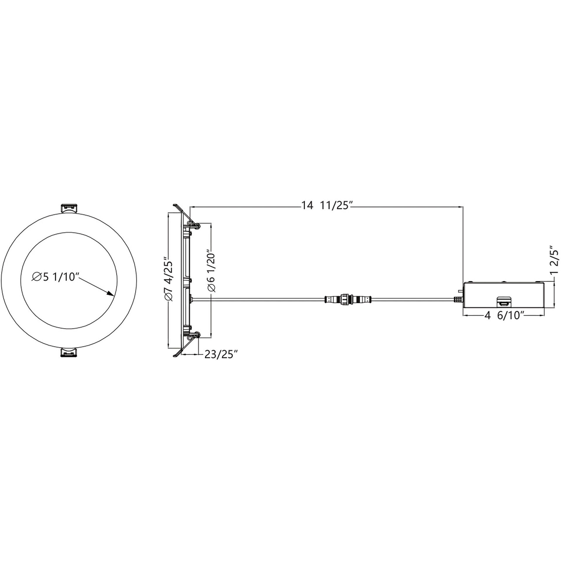 Lotos LED White Complete Kit Recessed Lighting