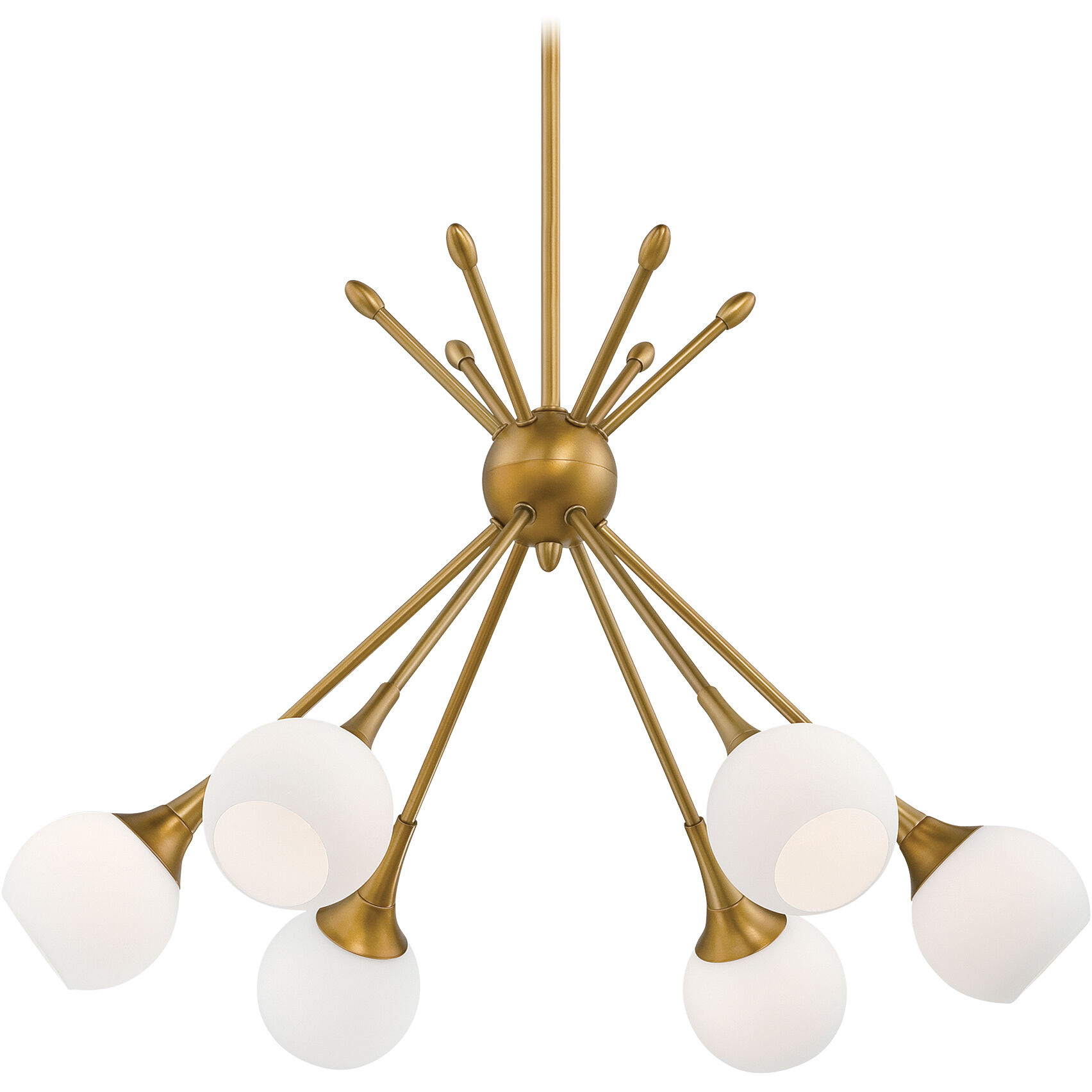 Pontil 6 Light 24.00 inch Chandelier