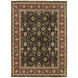 Taj Mahal 138 X 102 inch Black, Dark Brown, Camel, Tan, Khaki, Navy, Olive Rug