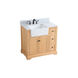 Franklin 36 X 22 X 35 inch Natural Wood Bathroom Vanity Cabinet