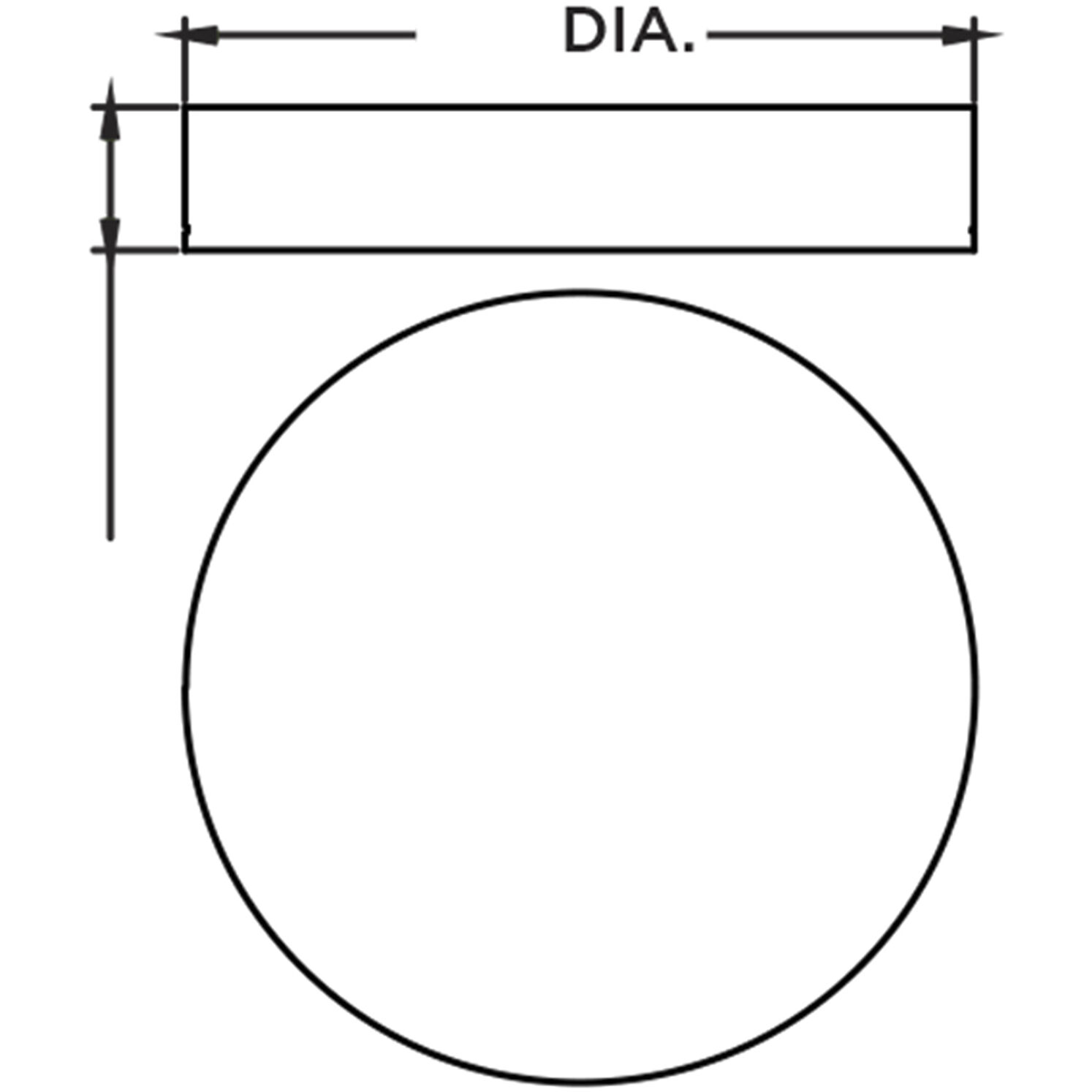 Reveal LED 12 inch White and Black Flush Mount Ceiling Light in White/Black