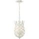Broche 3 Light 9.5 inch Matte White Pendant Ceiling Light