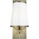 Esther 1 Light 4.75 inch Time Worn Brass Single Sconce Wall Light