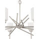 Cadence 6 Light 31.75 inch Satin Nickel Chandelier Ceiling Light