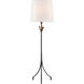 AERIN Fliana 58.5 inch 100.00 watt Aged Iron Floor Lamp Portable Light