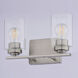 Park Ridge 2 Light 13 inch Satin Nickel Bathroom Light Wall Light