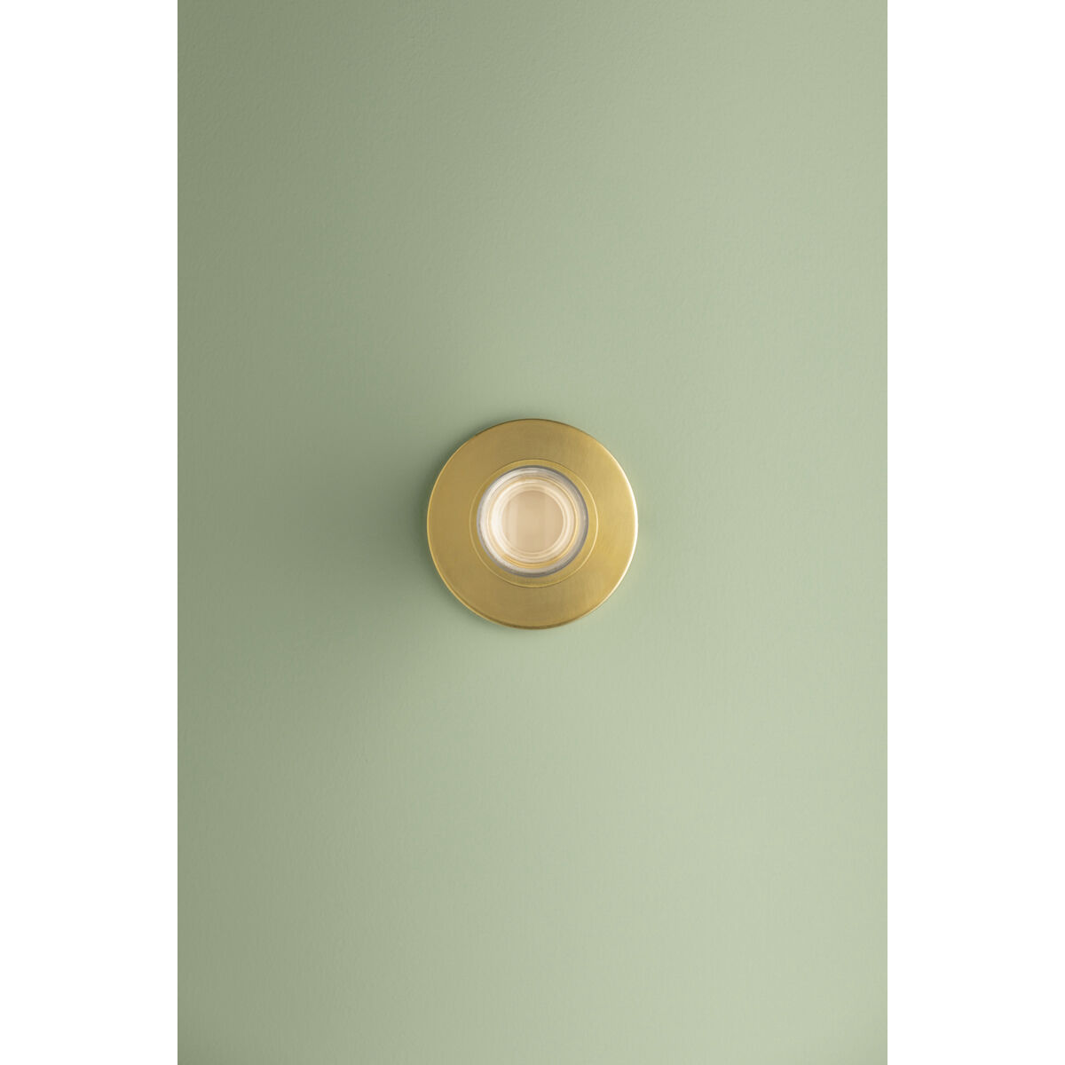 Claudie 1 Light 4.75 inch Aged Brass Flush Mount Ceiling Light