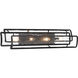 Bella Collina 2 Light 36 inch Coal Bath Vanity Wall Light