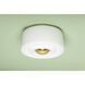 Ciela 2 Light 13.5 inch Aged Brass Flush Mount Ceiling Light
