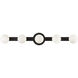 Pizzazz LED 31.5 inch Matte Black Wall Sconce Wall Light