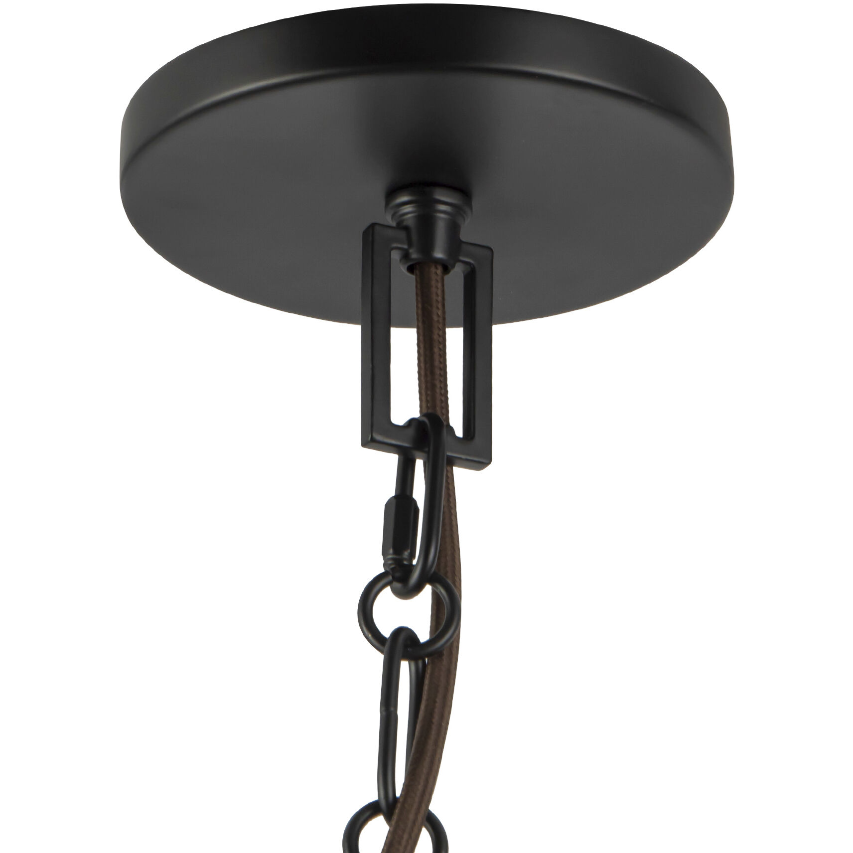 Alora Mood Scout 2 Light 13.25 inch Matte Black and White Linen Pendant Ceiling Light
