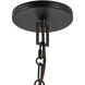 Alora Mood Scout 2 Light 13.25 inch Matte Black and White Linen Pendant Ceiling Light