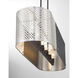 Noho 6 Light 44 inch Brushed Nickel W/ Sand Coal Island Light Ceiling Light