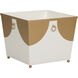 Plais White/Cream and Gold Planter