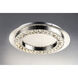 Charm LED 17 inch Polished Chrome Flush Mount Ceiling Light