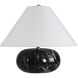 Celine 14.5 inch Black Cloud Marble Table Lamp Portable Light