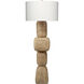 Totem 62 inch 100.00 watt Bleached Floor Lamp Portable Light