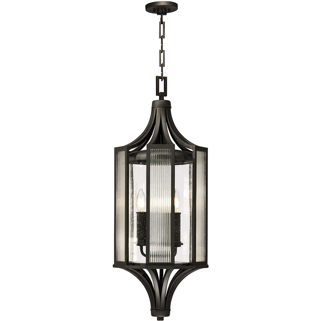 Bristol 3 Light 11.9 inch Black Outdoor Lantern