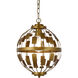 Levante 1 Light 12 inch Brass Pendant Ceiling Light