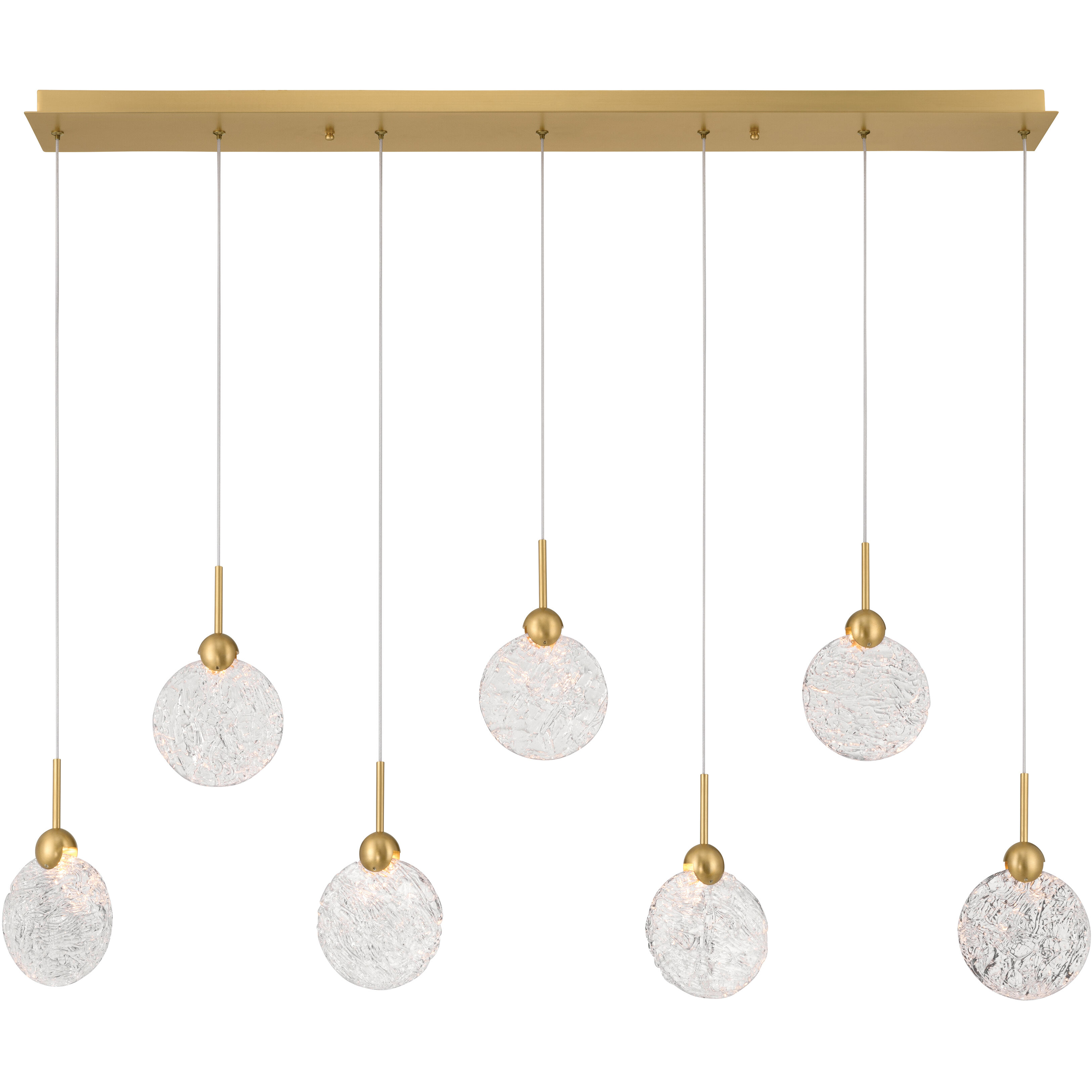 Briselle LED 5.75 inch Legacy Brass Pendant Ceiling Light