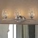 Wilmette 3 Light 24 inch Chrome Bathroom Light Wall Light