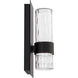 Beacon 1 Light 13 inch Black Outdoor Wall Light