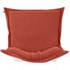 Alicante Coral Patio Scroll Puff Chair Cover & Cushion