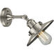 Franklin Restoration Railroad 1 Light 8 inch Brushed Satin Nickel Sconce Wall Light, Franklin Restoration