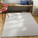 Acacia 120 X 96 inch Light Gray Rug in 8 x 10, Rectangle