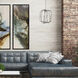 Earthly Secrets Multi and Blue and Turquoise Canvas