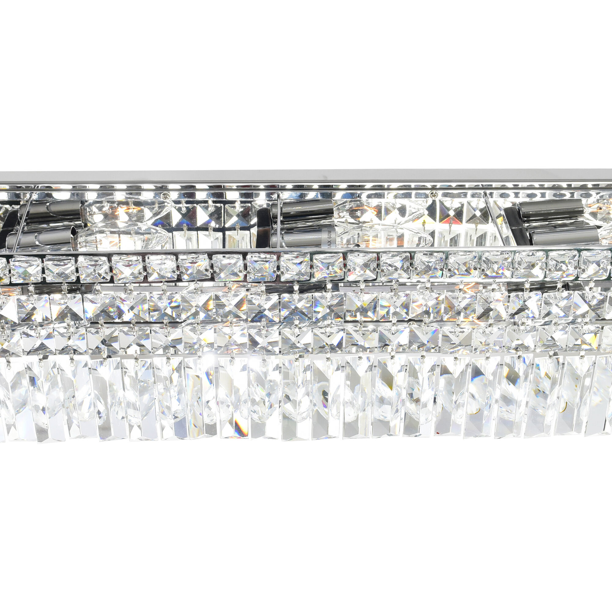 Colosseum 7 Light 30 inch Chrome Vanity Light Wall Light