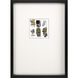 Mantra Black and Metallic and White Framed Art, The Studio