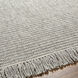 Cecelia 90 X 60 inch Light Gray Rug, Rectangle