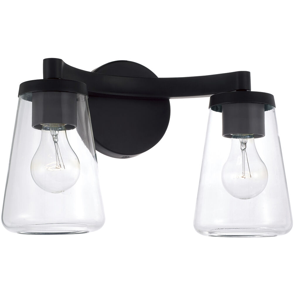 Aaron 2 Light 15.00 inch Bathroom Vanity Light