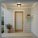 Ceiling Mount 1 Light 7.5 inch Matte Black Outdoor Flush Mount