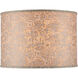 Nomad Beige and Ivory 20 inch Drum Lamp Shade, Large