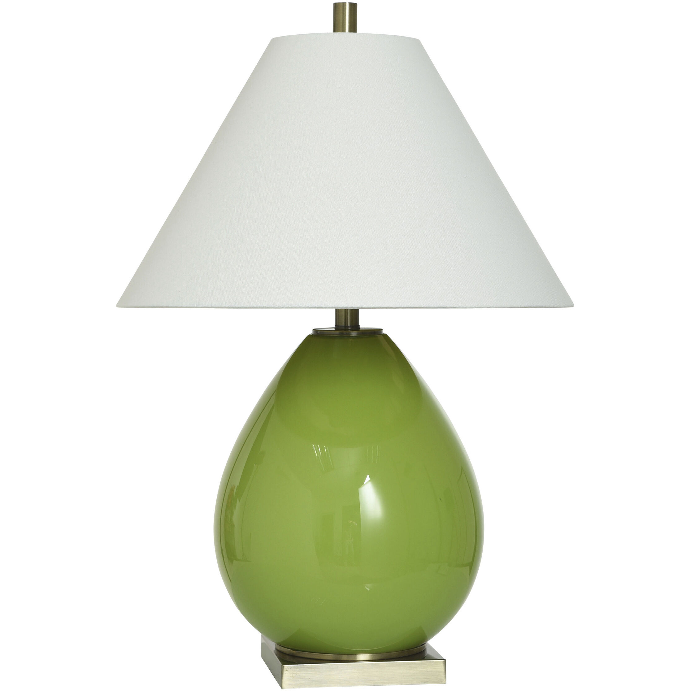 Alice 27 inch 100.00 watt Green Table Lamp Portable Light