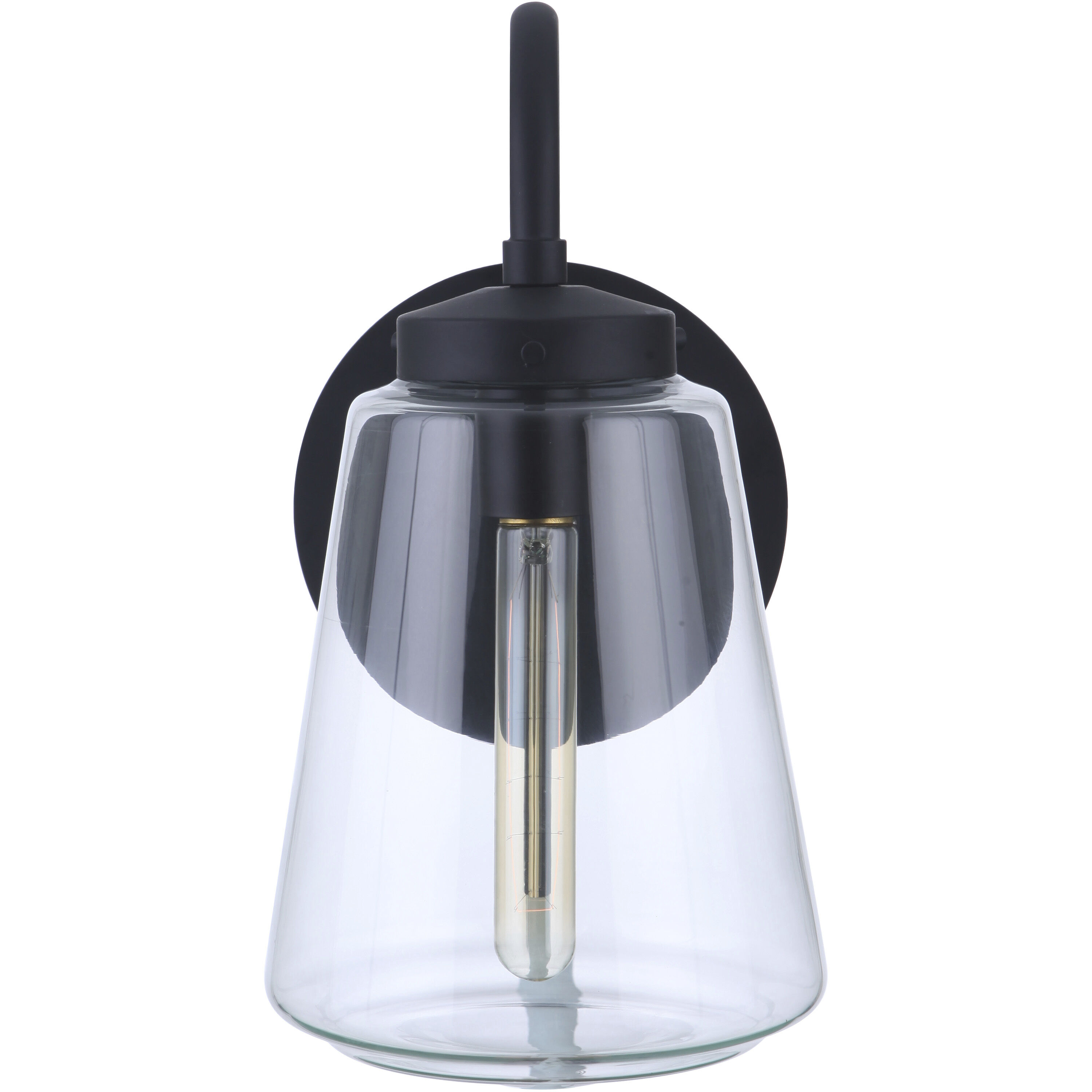 Laclede 1 Light 15 inch Midnight Outdoor Wall Mount, Medium