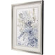 Royal Blue Blue and Brown Framed Art