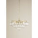 Mimi 6 Light 22.5 inch Aged Brass Chandelier Ceiling Light
