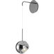Secret LED 8.3 inch Chrome Wall Sconce Wall Light