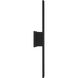 Davis LED 24 inch Black Outdoor Wall Lantern