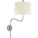 Thomas O'Brien Canto 11 inch 15.00 watt Polished Nickel Swinging Wall Light, Medium