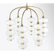 Bollavino LED 34 inch Legacy Brass Chandelier Ceiling Light