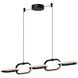 Airen LED 36.13 inch Black Linear Pendant Ceiling Light