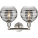 Edison Rochester 2 Light 17 inch Satin Nickel Bath Vanity Light Wall Light