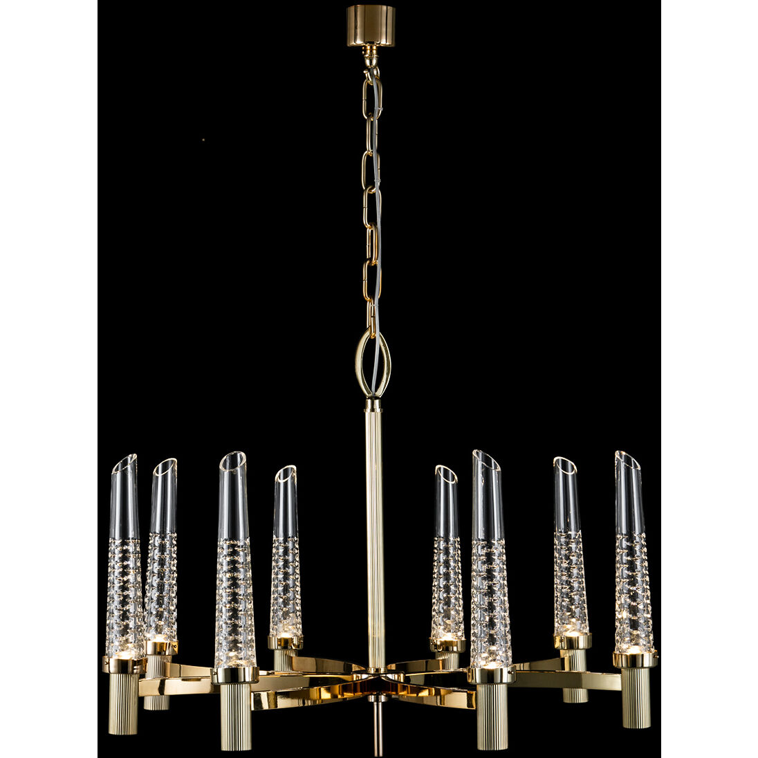 Mariner Luxury LED 30.71 inch Polished Brass Chandelier Ceiling Light