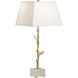 Limb and Leaf 24.5 inch 100.00 watt White/Cream and Gold Table Lamp Portable Light