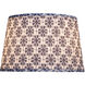 Pembrook Blue and Ivory 16 inch Lamp Shade